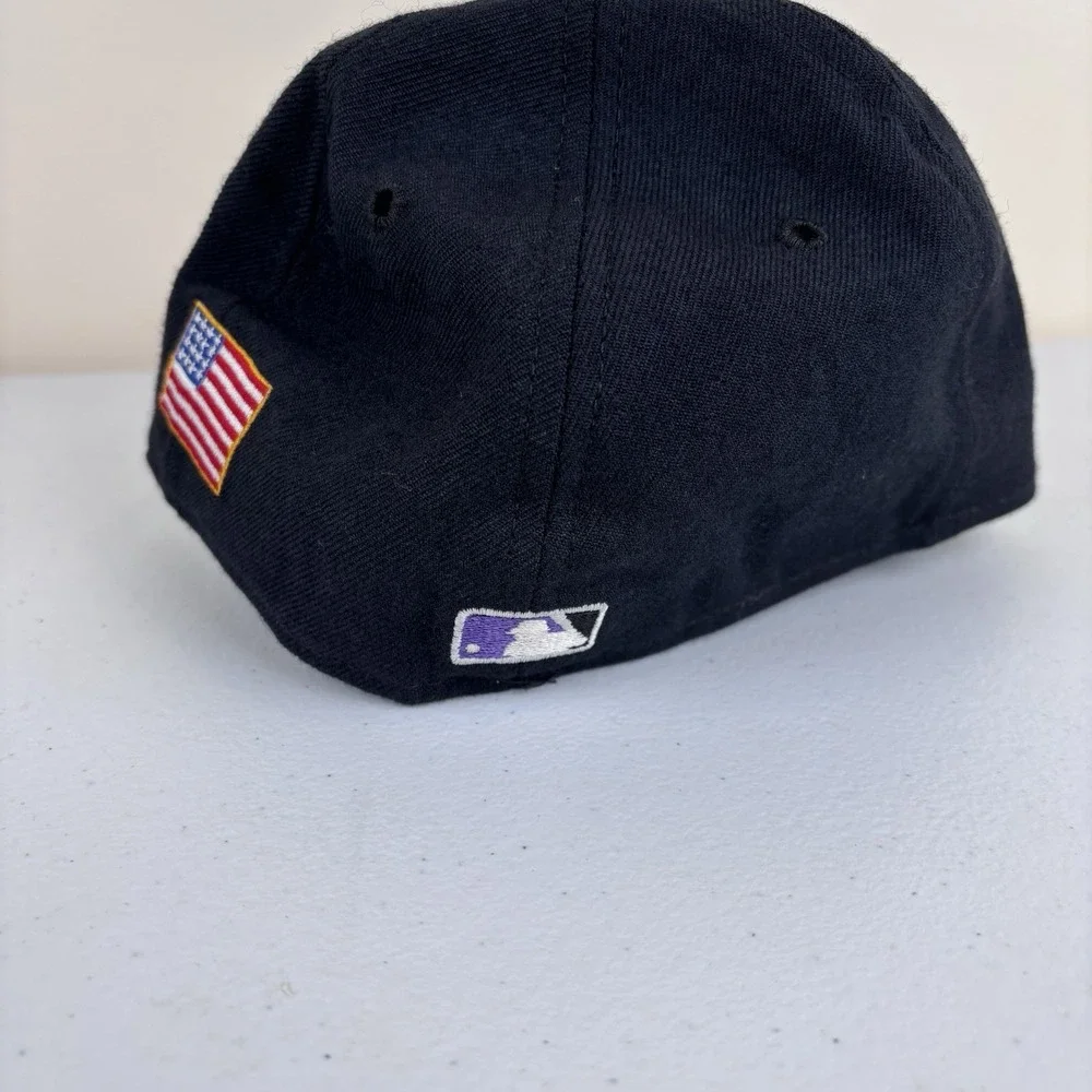 Vintage Colorado Rockies Hat Cap Size 7 1/8 Fitted 59Fifty New‎ Era Wool MLB 90s